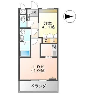 パルジェ・M【1階】の間取り