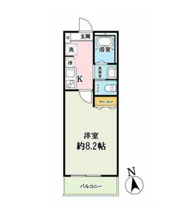 サクラテラス富士見【1階】の間取り