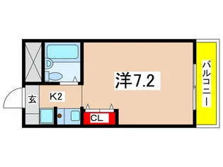 ブル-ムハイツ【1階】の間取り