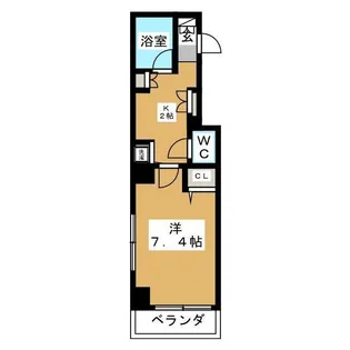 ブルームライフ横浜黄金町【6階】の間取り