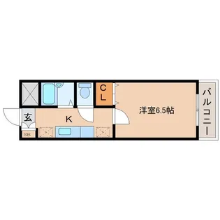 ビューファイン台原【1階】の間取り