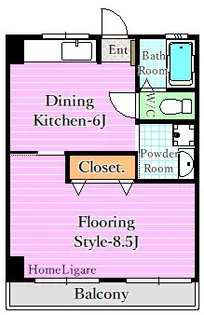 市川第1マンション【1階】の間取り