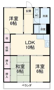 菱野ビル【4階】の間取り