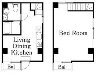 DECOR RESIDENCE 田原町の間取り