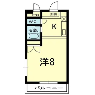 プライムシティ熊本【3階】の間取り