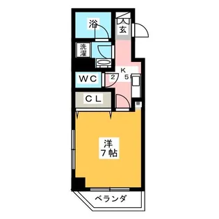 レイパレス【5階】の間取り