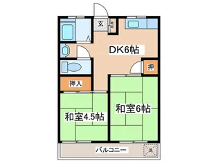 コ-ポ吉岡【3階】の間取り