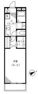 Verde昭島【2階】の間取り