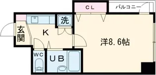 カーサ神戸下山手【10階】の間取り