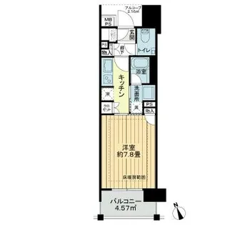 ザ・グローベル南大塚【6階】の間取り