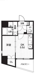 レピュア東向島【10階】の間取り