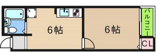 サニーハイツタカヨシ【3階】の間取り