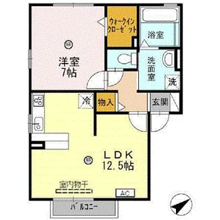 フラッツ ブリーゼ【2階】の間取り