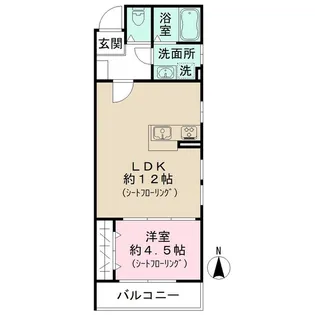 メゾンリヴゴーシュ【2階】の間取り