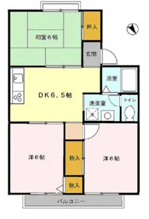 アネックス戸頭 A【2階】の間取り