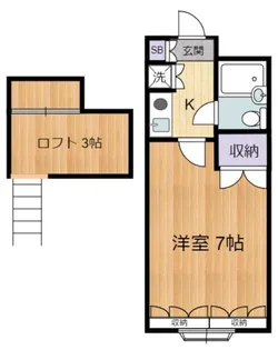 メイプルハウス【3階】の間取り
