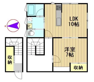 キュービックハウス【2階】の間取り