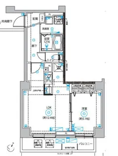 DIPS西新井【3階】の間取り