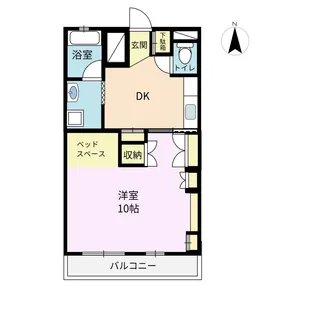 若葉フルーツマンション【2階】の間取り