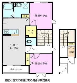 フェリーチェII【2階】の間取り