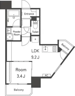 Belleviage Shinnakano【7階】の間取り
