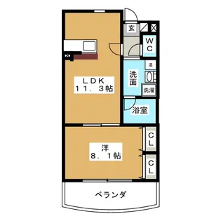 OIKOS【6階】の間取り