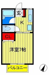 オーディーン寿【1階】の間取り