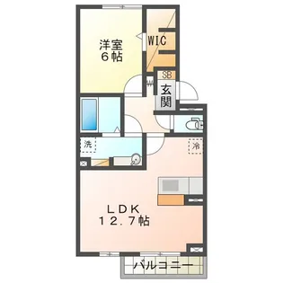 アミカブル【2階】の間取り