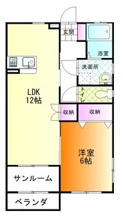 セレッソII【2階】の間取り