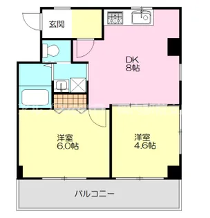 ラナ本牧【3階】の間取り