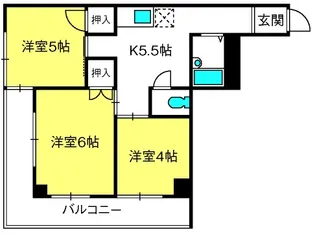 クニイビル【3階】の間取り