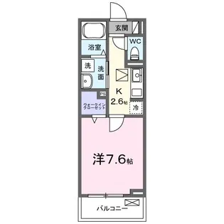 キャッスルコートIII【1階】の間取り