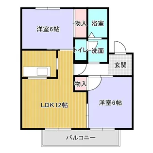 コーポ・トータス【2階】の間取り