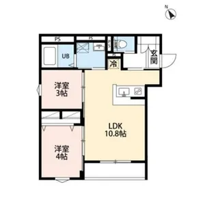 robot home 矢部III【3階】の間取り