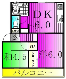 第5サンハイツ【2階】の間取り