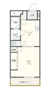 アネックス飛鳥山【3階】の間取り