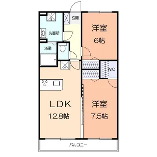 サンライン45【2階】の間取り