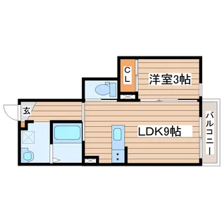 anyre高砂駅東II【2階】の間取り