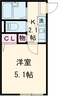 マーレ西新井【1階】の間取り