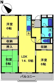 A-RISE【2階】の間取り