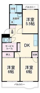 グランドゥール【2階】の間取り