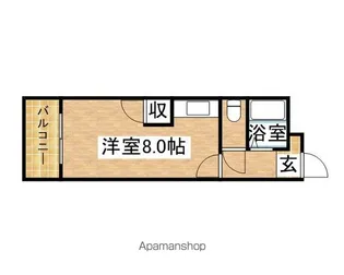 ハイライフ和白【3階】の間取り