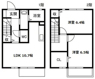 ネクストC【1階】の間取り