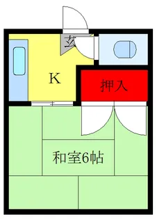本田マンション1号棟【3階】の間取り