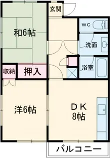 メゾン藤ヶ丘【2階】の間取り