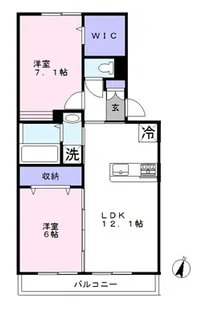 大勘ヒルズ【2階】の間取り