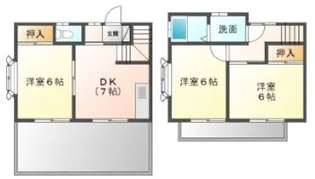 ルーミー牛久12号館の間取り