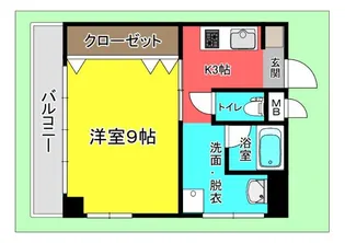 サニーフォート 船越南【3階】の間取り