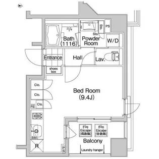 コンフォリア笹塚【6階】の間取り