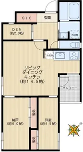 BELAIR千石【2階】の間取り